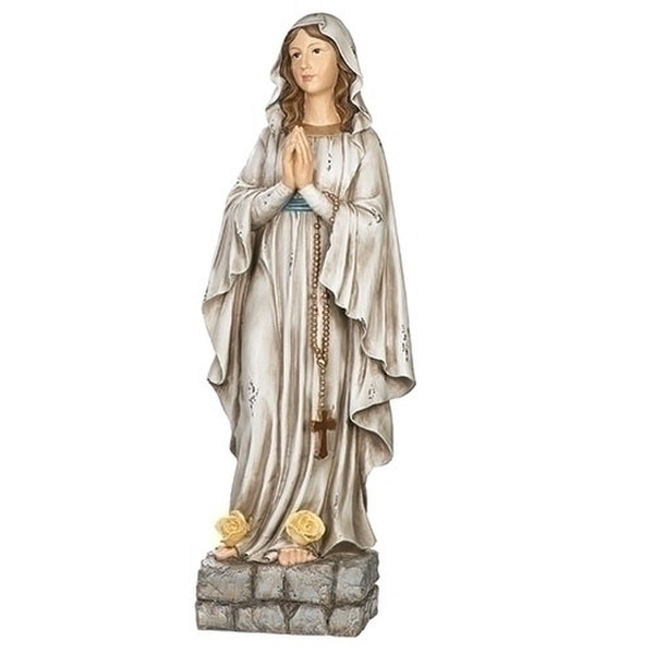 Our Lady of Lourdes Garden Statue 32" High